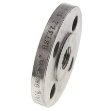 Threaded Flange DN15-PN16 Rp 1/2'' Zinc-Plated Steel DIN 2566