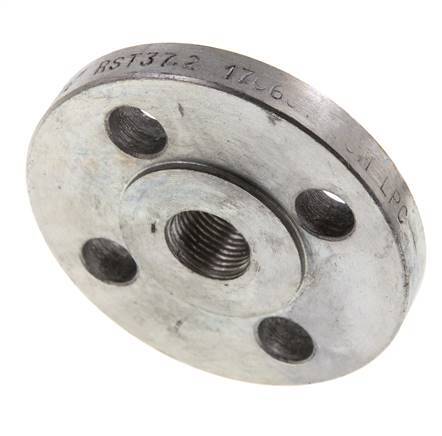 Threaded Flange DN15-PN16 Rp 1/2'' Zinc-Plated Steel DIN 2566