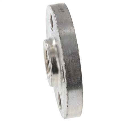 Threaded Flange DN20-PN16 Rp 3/4'' Zinc-Plated Steel DIN 2566
