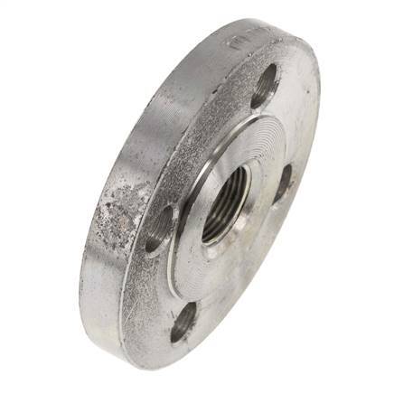 Threaded Flange DN20-PN16 Rp 3/4'' Zinc-Plated Steel DIN 2566