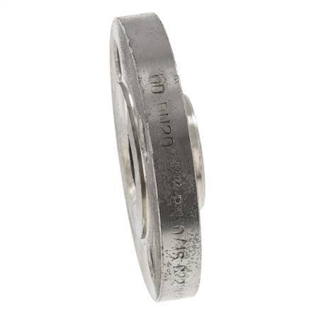 Threaded Flange DN20-PN16 Rp 3/4'' Zinc-Plated Steel DIN 2566