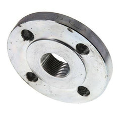 Threaded Flange DN25-PN16 Rp 1'' Zinc-Plated Steel DIN 2566