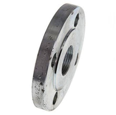 Threaded Flange DN25-PN16 Rp 1'' Zinc-Plated Steel DIN 2566