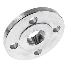 Threaded Flange DN65-PN16 Rp 2-1/2'' Zinc-Plated Steel DIN 2566