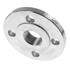 Threaded Flange DN65-PN16 Rp 2-1/2'' Zinc-Plated Steel DIN 2566