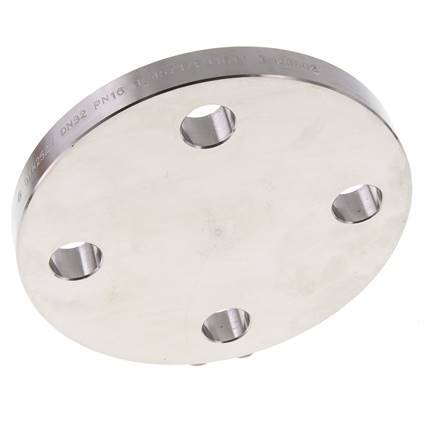 Blind Flange DN40-PN16 Stainless Steel 1.4571 DIN 2527