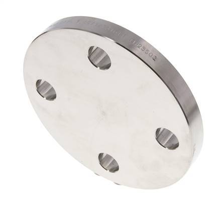 Blind Flange DN80-PN10 Stainless Steel 1.4571 DIN 2527 And EN 1092-1 (Type 05)