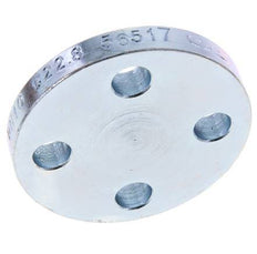 Blind Flange DN10-PN16 Zinc-Plated Steel DIN 2527