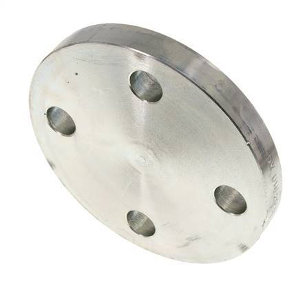 Blind Flange DN40-PN16 Zinc-Plated Steel DIN 2527