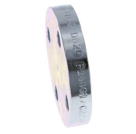 Blind Flange DN20-PN40 Zinc-Plated Steel DIN 2527 And EN 1092-1 (Type 05)