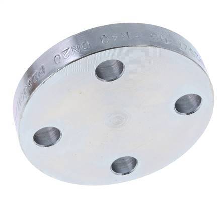 Blind Flange DN20-PN40 Zinc-Plated Steel DIN 2527 And EN 1092-1 (Type 05)