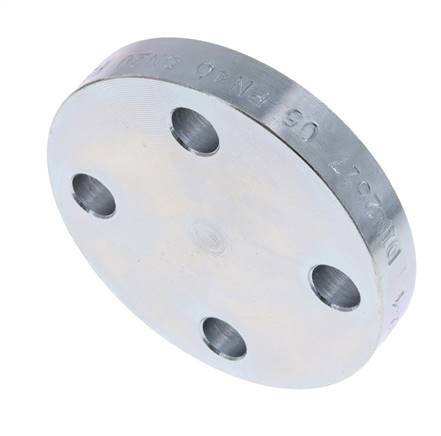 Blind Flange DN20-PN40 Zinc-Plated Steel DIN 2527 And EN 1092-1 (Type 05)