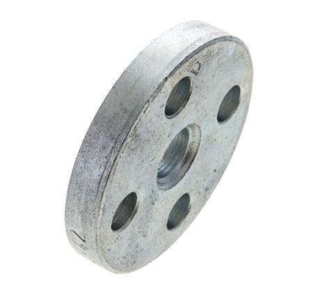 Loose Flange DN10-PN10 Galvanized Steel Solid Material DIN 2642