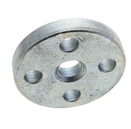 Loose Flange DN10-PN10 Galvanized Steel Solid Material DIN 2642