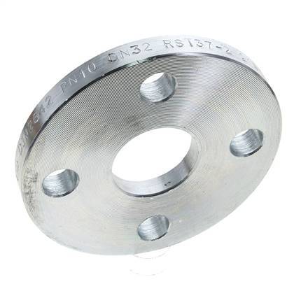 Loose Flange DN32-PN10 Galvanized Steel Solid Material DIN 2642
