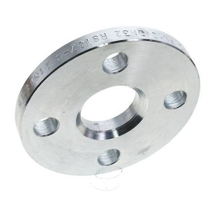 Loose Flange DN32-PN10 Galvanized Steel Solid Material DIN 2642