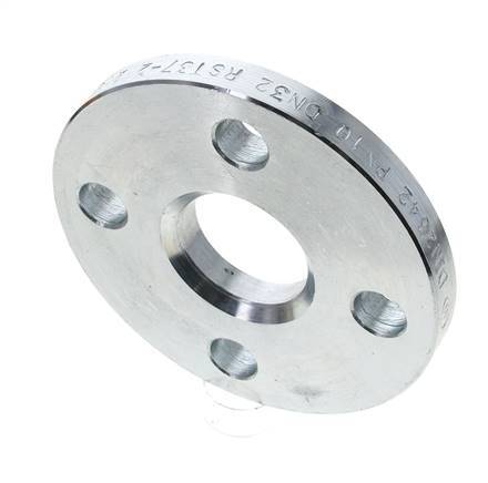 Loose Flange DN32-PN10 Galvanized Steel Solid Material DIN 2642