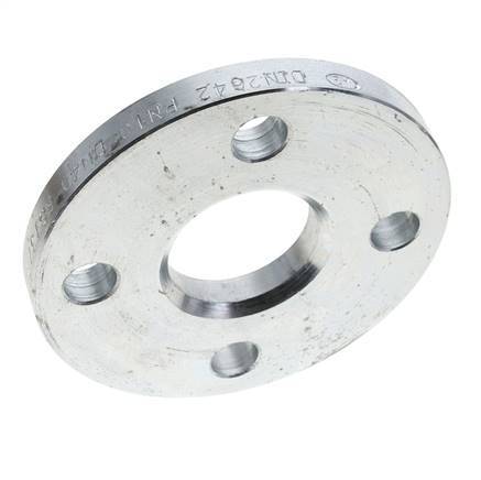 Loose Flange DN40-PN10 Galvanized Steel Solid Material DIN 2642
