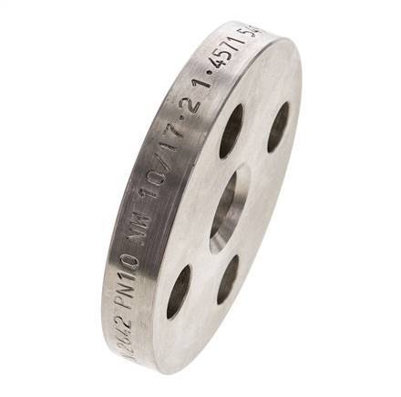 Loose Flange DN10-PN10 Stainless Steel 1.4571 DIN 2642 Full Material