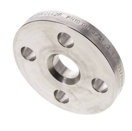 Loose Flange DN15-PN10 Stainless Steel 1.4571 DIN 2642 Full Material