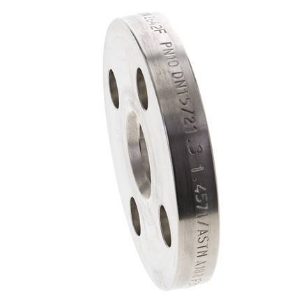 Loose Flange DN15-PN10 Stainless Steel 1.4571 DIN 2642 Full Material