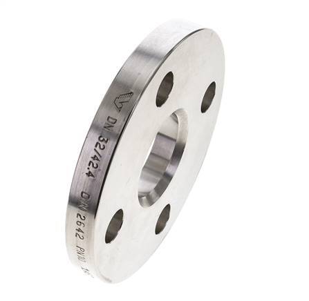 Loose Flange DN32-PN10 Stainless Steel 1.4571 DIN 2642 Full Material