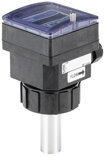 Caudalímetro electromagnético de inserción, sensor de acero inoxidable, sonda corta, con pantalla: Bürkert 8045 - 449671
