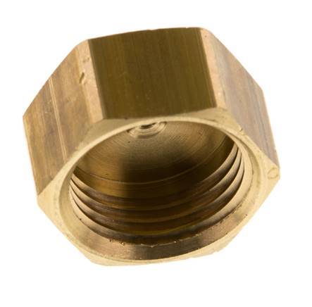 G 1/2'' Brass End cap 16 Bar [5 Pieces]