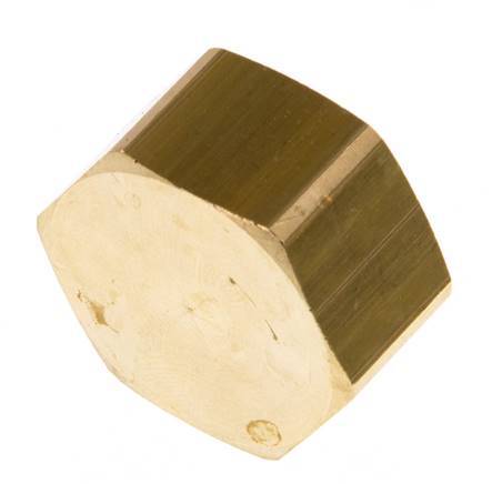 G 1/2'' Brass End cap 16 Bar [5 Pieces]