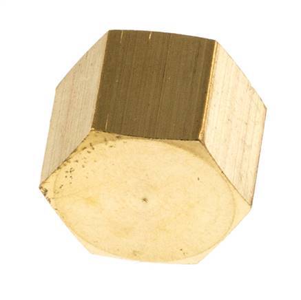 G 1/8'' Brass End cap 16 Bar [5 Pieces]