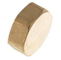 G 1'' Brass End cap 16 Bar [2 Pieces]