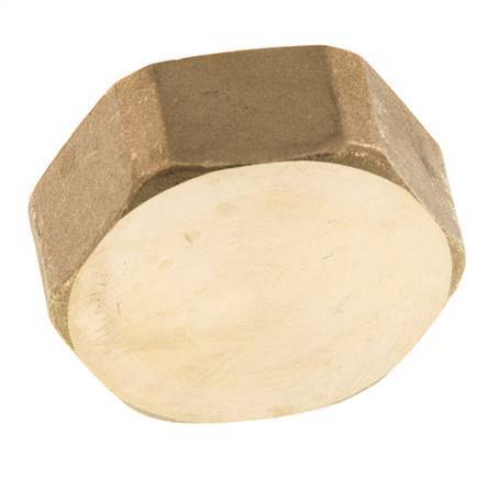 G 1'' Brass End cap 16 Bar [2 Pieces]