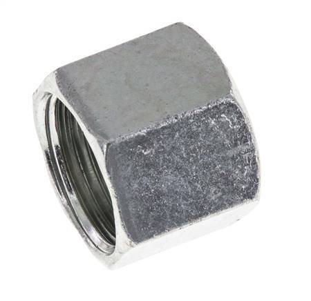 UN 13/16''-16 Tapa final de acero galvanizado ORFS 630 Bar