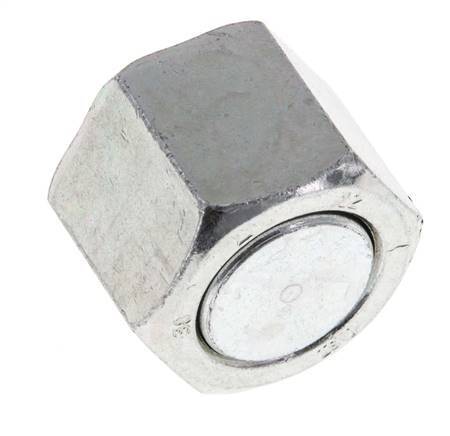 UN 13/16''-16 Tapa final de acero galvanizado ORFS 630 Bar