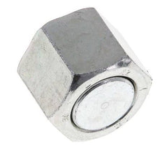 UN 13/16''-16 Tapa final de acero galvanizado ORFS 630 Bar