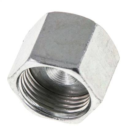 UN 13/16''-16 Tapa final de acero galvanizado ORFS 630 Bar