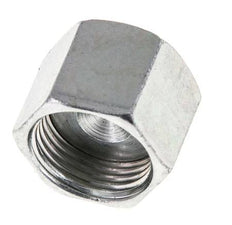 UN 13/16''-16 Tapa final de acero galvanizado ORFS 630 Bar