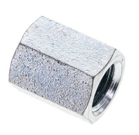 1/4'' NPT Zinc plated Steel Closing plug with Outer Hex 275 Bar