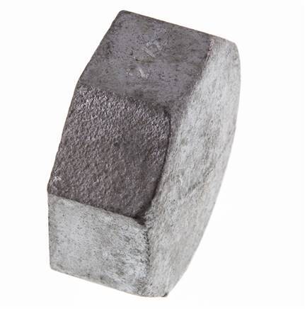 Rp 2 1/2'' Hierro fundido zincado Tapa final 25 Bar
