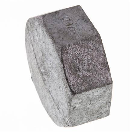 Rp 2 1/2'' Hierro fundido zincado Tapa final 25 Bar