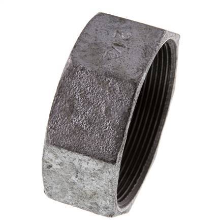 Rp 2 1/2'' Hierro fundido zincado Tapa final 25 Bar