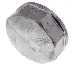 Rp 4'' Hierro fundido zincado Tapa final 25 Bar