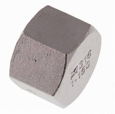 Rp 1'' Tapa final de acero inoxidable 16 Bar
