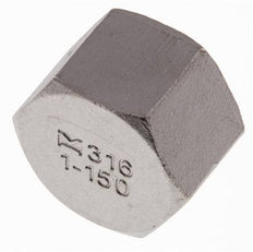 Rp 1'' Tapa final de acero inoxidable 16 Bar