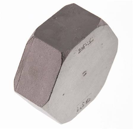 Rp 2 1/2'' Tapa final de acero inoxidable 16 Bar
