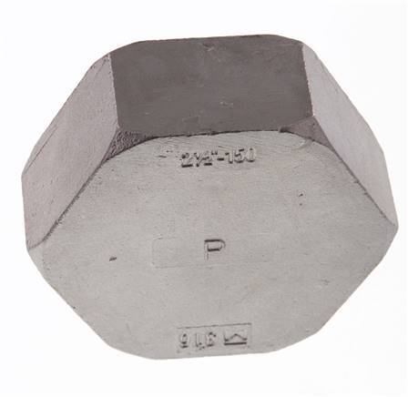 Rp 2 1/2'' Tapa final de acero inoxidable 16 Bar