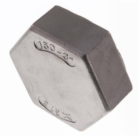 Rp 3'' Tapa final de acero inoxidable 16 Bar