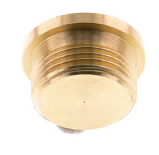 G 3/4'' Brass Closing plug with Inner Hex 16 Bar [2 Pieces]