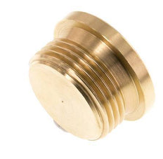 G 3/4'' Brass Closing plug with Inner Hex 16 Bar [2 Pieces]