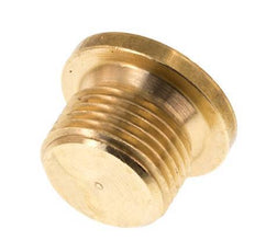G 3/8'' Brass Closing plug with Inner Hex 16 Bar [5 Pieces]